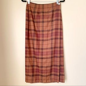 Vintage | Wool midi wrap skirt